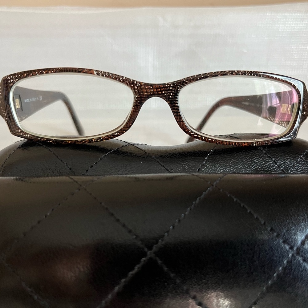 CHANEL Brown Glasses
